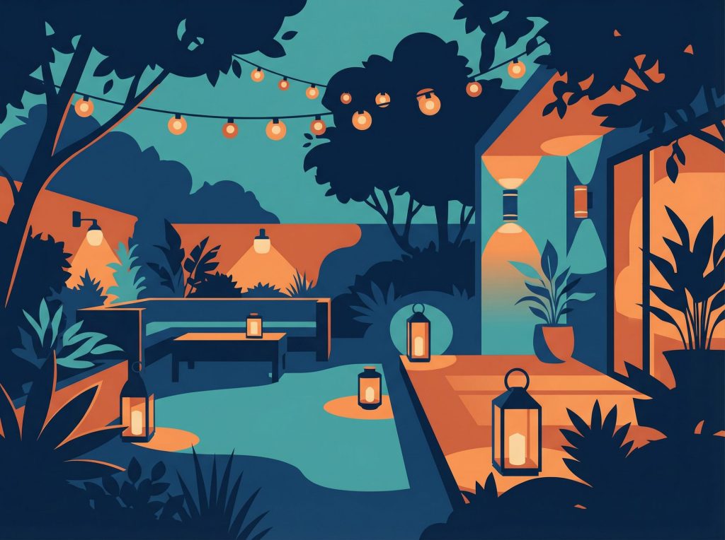 eclairage exterieur jardin terrasse toulouse