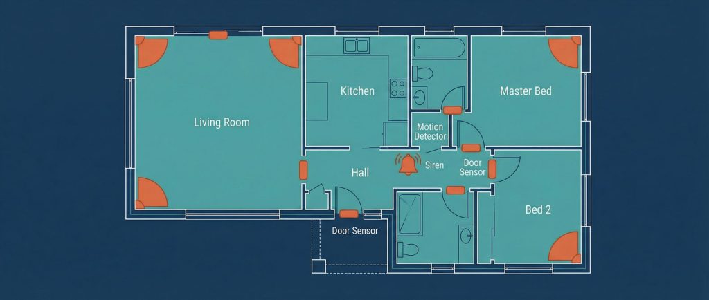 Installation alarme maison à Toulouse : quel système choisir en 2026 ? 1 systeme alarme maison toulouse