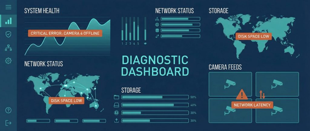 Maintenance et entretien de vos caméras de surveillance : nos conseils 2 verification systeme videosurveillance